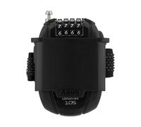 ABUS Candado de cable Combiflex Rest 105 con soporte CHR negro 105 cm