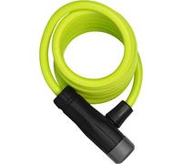 ABUS candado de cable en espiral Star 4508K/150 - Candado para bicicletas de cable en espiral de 8 mm de grosor - Nivel de seguridad 2 - Verde