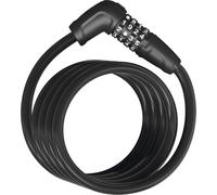 ABUS Candado de Cable Numero 5510C/180 SCMU con Soporte, 180 cm, Negro