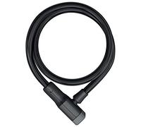 ABUS candado de cable Racer 6412K - candado de bicicleta - cable de acero con revestimiento de plástico - nivel de seguridad 4 - 85 cm, negro