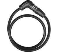 ABUS Candado de Cable Tresor 6412C + Soporte SCMU, 85 cm, negro