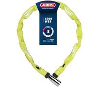 ABUS Candado de Cadena 1500 Web, 60 cm, Amarillo/Verde