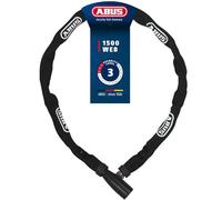 ABUS Candado de cadena 1500 Web, 60 cm, Negro