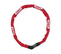 Abus Candado de Bicicleta Negro 4804c, Cerradura con Combinación, Cadena de Acero Aleado de 4 mm