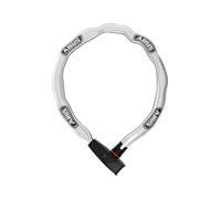 ABUS Antirrobo de cadena Catena 6806K - Antirrobo de bicicleta ligero de acero endurecido con tubo textil de moda - Cadena cuadrada con nivel de seguridad 6