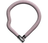 ABUS Candado de cadena Goose Lock 4204K - Candado de bicicleta flexible sin traqueteo de acero endurecido - 4 mm de cadena de acero fuerte, 28 mm de diámetro total - 110 cm de largo - con llave - rosa