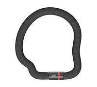 ABUS Candado de cadena Goose Lock 4204K - Candado de bicicleta flexible sin traqueteo de acero endurecido - 4 mm de cadena de acero fuerte, 28 mm de diámetro total - 85 cm de largo - con llave - Negro