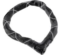 ABUS Candado de cadena Iven Chain 8210 - candado de bicicleta de acero endurecido - con revestimiento de fibra sintética - nivel de seguridad 10 - 85 cm - negro