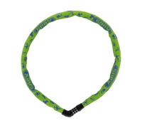 ABUS Candado de cadena Steel-O-Chain 4804C Symbols - Candado de combinación para bicicletas infantiles - Nivel de seguridad 3 - 75 cm - Verde (Lime)