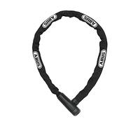 ABUS Candado de Cadena Steel-O-Chain 5805K, 75 cm, Negro | Candado de bicicleta con cadena cuadrada de 5 mm, funda textil, acero especial