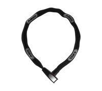 ABUS Antirrobo de cadena Steel-O-Chain 8807K - Antirrobo flexible de acero endurecido para bicicletas - Nivel de seguridad 8-85 cm - Negro