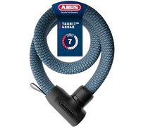 ABUS Candado de cadena YARNIT 4004K: candado textil ligero para la seguridad de bicicletas y patinetes eléctricos; candado flexible para bicicletas con nivel de seguridad 7; longitud 110 cm, azul