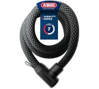 ABUS Candado de cadena YARNIT 4004K: candado textil ligero para la seguridad de bicicletas y patinetes eléctricos; candado flexible para bicicletas con nivel de seguridad 7; longitud 140 cm, negro