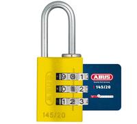 ABUS Candado de Combinación 145/20 - Aluminio, Código de 3 Dígitos
