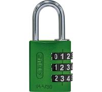 ABUS Candado de combinación con números grandes, color verde, 30 mm