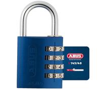 ABUS Candado 145/40 - Aluminio, combinación 4 dígitos, 40 mm, azul