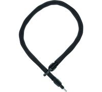 ABUS candado de cuadro cadena de embutir IvyTex Adaptor Chain 6KS + bolsa para candado ST5950 - Candado de bicicleta con funda repelente a la suciedad y la humedad - Cadena de 6 mm de grosor - Negro