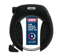 ABUS candado de cuadro PRO Shield XPlus 5955 NR - Juego de candado de bicicleta con cadena de candado 6KS/85 y bolsa de candado ST5950-8,5 mm - nivel de seguridad 9 - Negro
