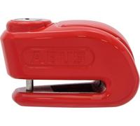 ABUS Candado de Disco de Freno 355 Trigger Alpha 2.0 para Motocicleta, para protección en Viajes y en el Garaje, con Perno de Cierre de Acero endurecido de 5 mm de Grosor, Color Rojo