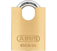 ABUS Candado de Latón 65CS/50 - Arco de Acero, Nivel de Seguridad 6