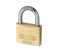 ABUS Candado de latón 65IB/40 de 40 mm - con arco de acero inoxidable - blíster - ABU65I...