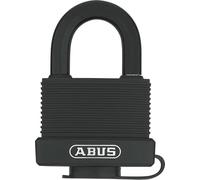 ABUS Candado de latón 70/45 - resistente a la intemperie - cuerpo de latón - revestimiento de plástico resistente a los golpes