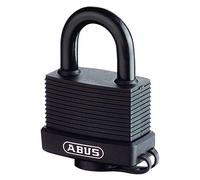 ABUS Candado de latón 70/45 - resistente a la intemperie - cuerpo del candado de latón - carcasa de plástico resistente a los golpes - nivel de seguridad 5