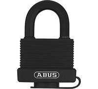 ABUS Candado de latón 70/45HB63 con arco alto - resistente a la intemperie - cuerpo del candado de latón - revestimiento de plástico resistente a los impactos - nivel de seguridad ABUS 5