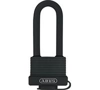 ABUS Candado de Latón 70/45HB63 con Arco Alto - Resistente a Intemperie | Candado marino de alta seguridad nivel 5 con cierre automático, cilindro de pines de precisión y recubrimiento de goma