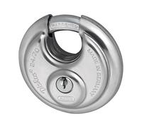 ABUS Candado Diskus 24/70 - Acero Inoxidable, Protección Anti Sierra