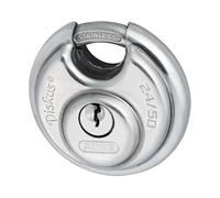 ABUS Candado Diskus 24IB/50 de Acero Inoxidable - Seguridad Nivel 7 | Cierre de disco de 51 mm, resistente a la corrosión y apto para uso marítimo, ideal para furgonetas, puertas y almacenes.