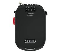 ABUS candado especial Combiflex 2501/65 - Adecuado como candado de equipaje, candado de esquí, candado de casco - con código de combinación - Negro