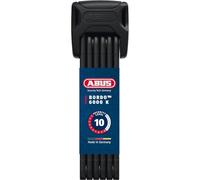 ABUS Candado plegable Bordo 6000K con soporte de candado SH - Candado de bicicleta con cilindro XPlus de alta protección contra manipulaciones - Nivel de seguridad 10 - Longitud 90 cm