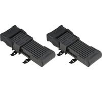 ABUS Candado plegable Bordo Big 6000K TwinSet con soporte SH black 120 cm