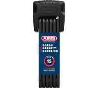 ABUS Candado plegable Bordo Granit 6500K con soporte para candado SH - Candado de bicicleta con cilindro XPlus de alta protección contra manipulaciones - Nivel de seguridad 15 - Longitud 90 cm