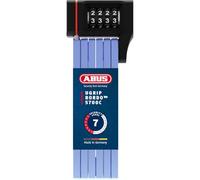 ABUS Bordo uGrip 5700C SH candado plegable con soporte - Candado para bicicletas con código de combinación y barras de 5 mm de grosor - Nivel de seguridad 7-80 cm - Azul