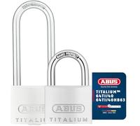 ABUS Candado Titalium 64TI/40 - Juego de 3, Cierre Igualado