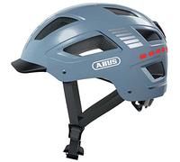 ABUS Casco de bicicleta con luz - Hyban 2.0 LED - luz delantera y trasera y carcasa rígida robusta - para hombres y mujeres