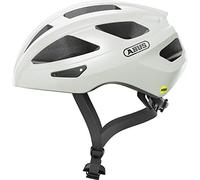 ABUS Casco de bicicleta de carretera Macator MIPS - casco de bicicleta para principiantes con visera - apto para personas con coletas - para hombres y mujeres