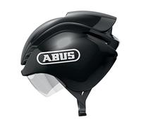 Abus GameChanger Tri - Para triatletas y ciclistas de carretera - Aerodinámica para los mejores tiempos - Para hombre y mujer, Negro (shiny black), S (51-55 cm )