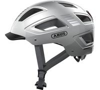 ABUS Casco de bicicleta HYBAN 2.0, Plata (Signal Silver), M