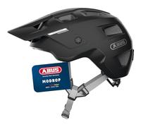 ABUS Casco de Bicicleta MoDrop - Casco de Bicicleta Robusto con Buena ventilación para Ciclistas de montaña - Ajuste Individual - Unisex - Negro, S