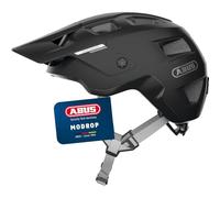 ABUS Casco de Bicicleta MoDrop - Casco de Bicicleta Robusto con Buena ventilación para Ciclistas de montaña - Ajuste Individual - Unisex - Negro, L