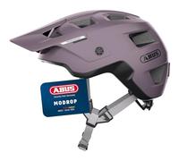 ABUS Casco de Bicicleta MoDrop - Casco de Bicicleta Robusto con Buena ventilación para Ciclistas de montaña - Ajuste Individual - Unisex - Lila, S