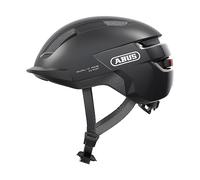 ABUS Casco de bicicleta Purl-Y ACE con luz LED - apto para e-bikes y S-pedelecs - Casco de seguridad NTA de moda para adultos y adolescentes - Gris oscuro, talla L