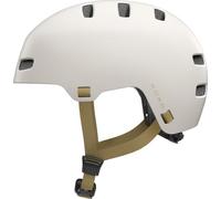 ABUS Casco de Bicicleta XOXO ECO, Casco Urbano Estilo Skater, Talla M, Taupe