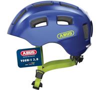 ABUS Casco de Bicicleta Youn-I 2.0, Azul (Brillante), Talla S