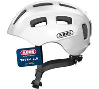 ABUS Casco de Bicicleta Youn-I 2.0, Blanco, Talla M
