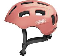 ABUS Casco de bicicleta Youn-I 2.0 - con luz para niños, adolescentes y jóvenes - Niñas Niños - Rose Gold, talla M, Rose Gold, M (52-57 cm)