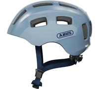ABUS Casco de bicicleta Youn-I 2.0 - con luz para niños, adolescentes y jóvenes - para niñas y niños - azul claro, talla S